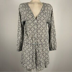 ❤️ GAP Black and White Patterned Blouse XS